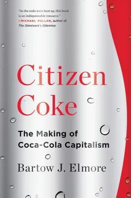 Book cover of Citizen Coke depicting the silver and red of a can of Diet Coke