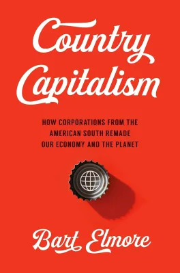 Book cover of Country Capitalism depicting a bottle cap in a red background