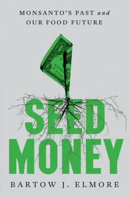Book cover of Seed Money depicting a dollar bill unfurling like a leaf with roots growing from the bottom